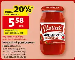 Auchan Koncentrat pomidorowy 30% Pudliszki oferta