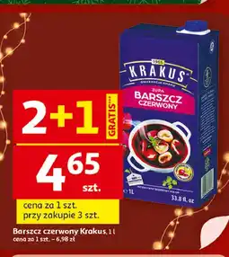 Auchan Barszcz czerwony Krakus Maspex oferta