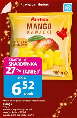Auchan Mango kawałki Auchan Różnorodne (Logo Czerwone) oferta
