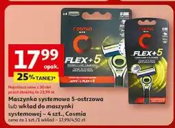 Auchan Maszynka do golenia 5 ostrzy Cosmia Men oferta