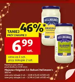 Auchan Majonez oryginalny Hellmann's oferta