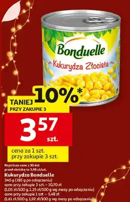 Auchan Kukurydza złocista Bonduelle oferta