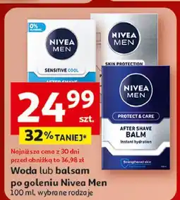 Auchan Woda po goleniu natychmiastowa ulga Nivea Men Sensitive Cool oferta