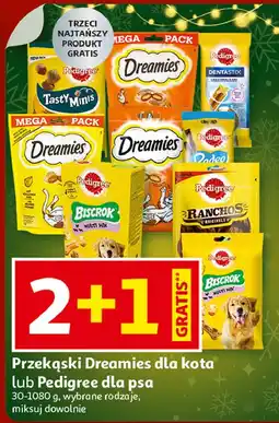 Auchan Przysmak dla kota z serem Dreamies oferta