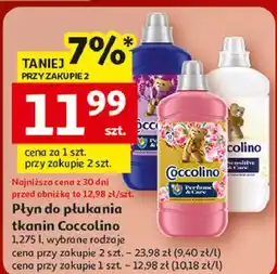 Auchan Płyn do płukania almond & cashmere balm Coccolino Sensitive Care oferta