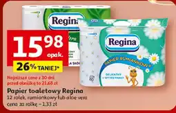 Auchan Papier toaletowy aloe vera Regina oferta