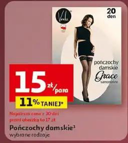 Auchan Pończochy damskie 20 den Vento oferta