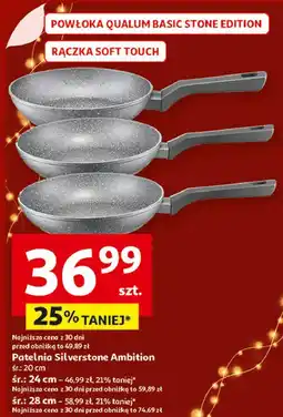 Auchan Patelnia silverstone 28 cm Ambition oferta