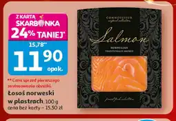 Auchan Łosoś norweski w plastrach oferta