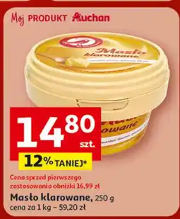 Auchan Masło klarowane oferta