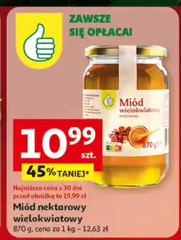 Auchan Miód nektarowy wielokwiatowy oferta