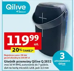 Auchan Głośnik przenośny q.1832 Qilive oferta