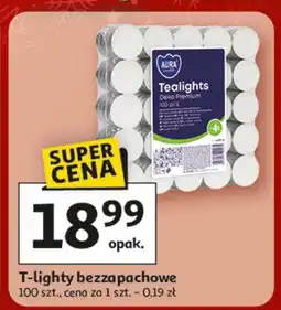 Auchan T-lighty bezzapachowe oferta