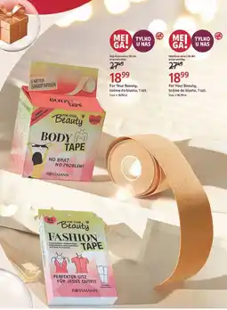 Rossmann Taśma do biustu fashion For Your Beauty oferta