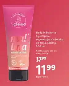 Rossmann Mleczko do ciała malinowe Only Bio oferta