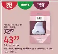 Rossmann Roller do masażu twarzy z różowego kwarcu Aa Laab oferta
