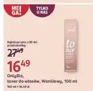 Rossmann Toner do włosów waniliowy Only Bio oferta