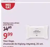 Rossmann Chusteczki do higeny intymnej Your Kaya oferta