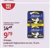 Rossmann Podpaski ze skrzydełkami rozmiar 4 secure night Always Ultra oferta