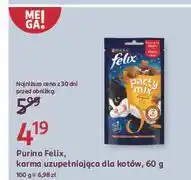Rossmann Karma dla kotów original mix Purina Felix Party Mix oferta