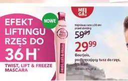 Rossmann Tusz do rzęs Bourjois Twist Lift & Freeze oferta