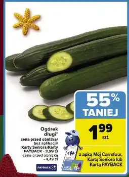 Carrefour Ogórek długi oferta