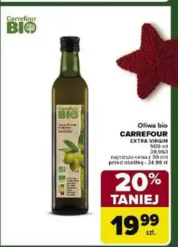 Carrefour Oliwa z oliwek pierwszego tłoczenia Carrefour Bio oferta