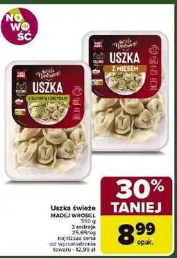 Carrefour Uszka z grzybami i kapustą Madej & Wróbel oferta