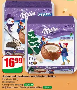 Dino Jajka czekoladowe z nadzieniem Milka oferta