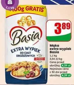 Dino Mąka extra wypiek Basia 1,1 kg oferta