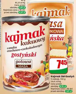 Dino Kajmak SM Gostyń 3 rodzaje, 510 g oferta