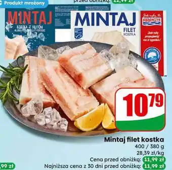Mintaj filet kostka