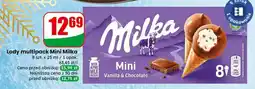 Dino Lody multipack Mini Milka Vanilla & Chocolate 8 szt. x 25 ml oferta