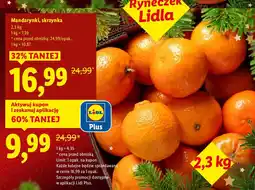 Lidl Owoce mandarynki, skrzynka 2,3 kg Lidl oferta