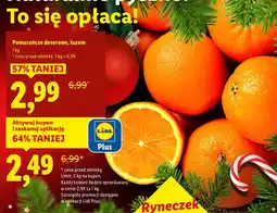 Lidl Owoce pomarańcze deserowe, luzem 1 kg Lidl oferta