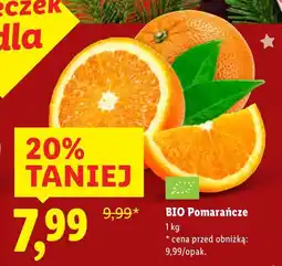 Lidl Pomarańcze BIO Pomarańcze Lidl oferta