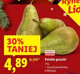 Lidl Gruszki Polskie gruszki Lidl oferta