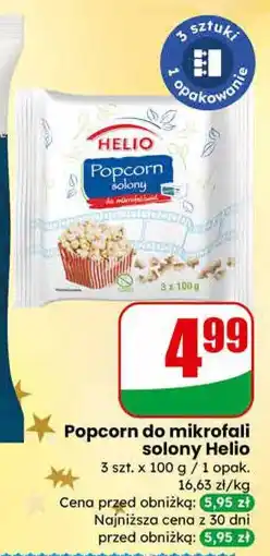 Dino Popcorn do mikrofali solony Helio oferta