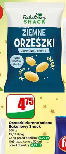 Dino Orzeszki ziemne solone Bakaliowy Snack oferta