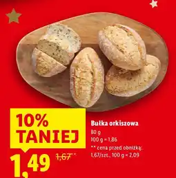 Lidl Bułka orkiszowa Lidl oferta