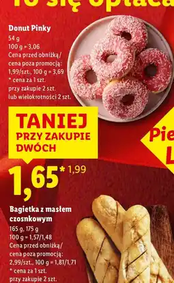 Lidl Bagietka z masłem czosnkowym Lidl oferta