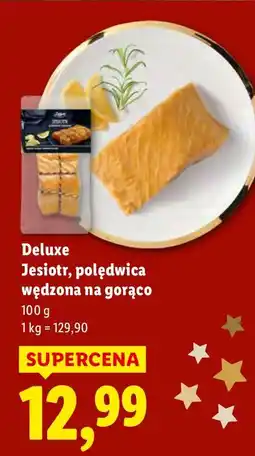 Lidl Jesiotr, polędwica wędzona na gorąco Deluxe oferta