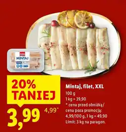 Lidl Mintaj, filet, XXL Lidl oferta