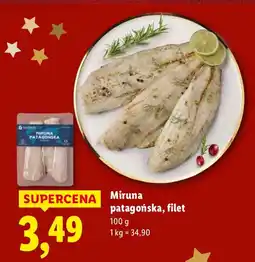 Lidl Miruna patagońska, filet Lidl oferta