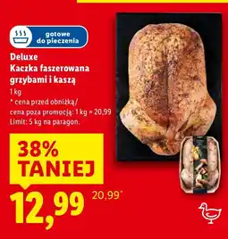 Lidl Kaczka faszerowana grzybami i kaszą Deluxe oferta