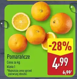 ALDI Pomarańcze klasa I Aldi oferta