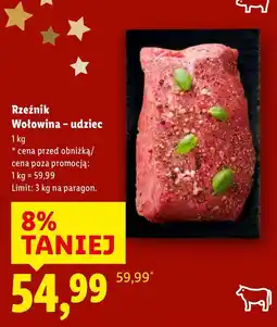 Lidl Wołowina Rzeźnik Wołowina - udziec oferta