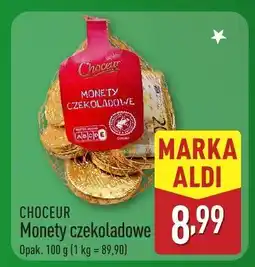 ALDI Czekoladki CHOCEUR Monety czekoladowe oferta