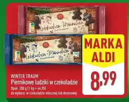 ALDI Pierniki WINTER TRAUM Piernikowe ludziki w czekoladzie oferta
