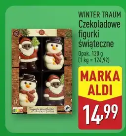 ALDI Figurki WINTER TRAUM Czekoladowe figurki świąteczne oferta
